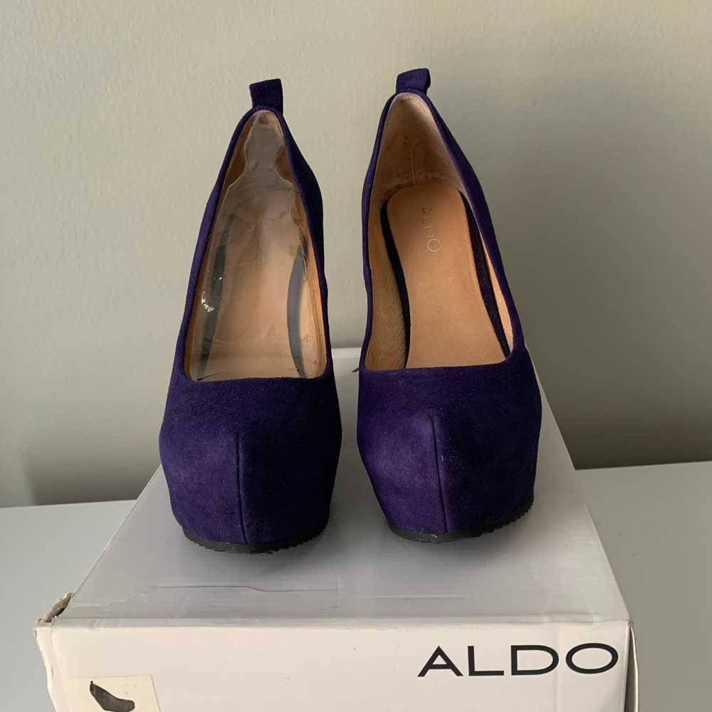 Aldo purple wedges